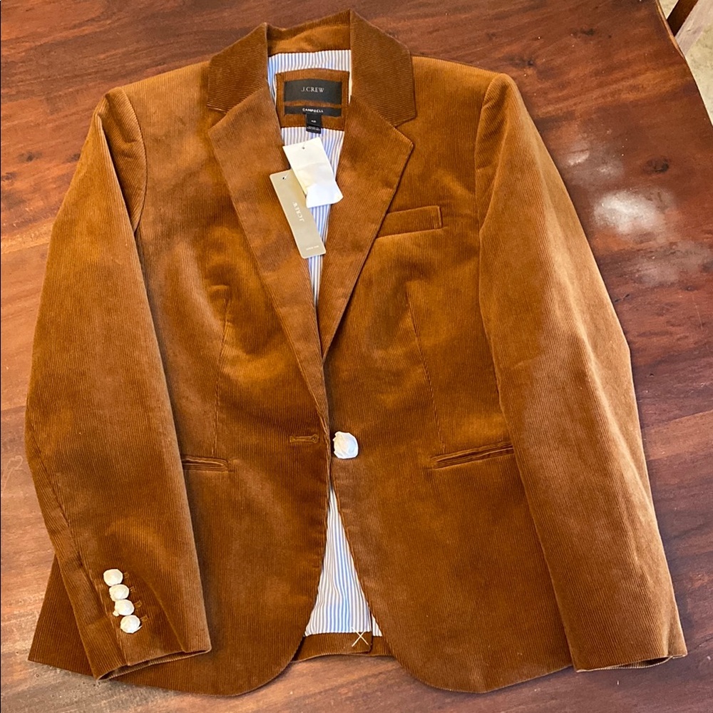 J. Crew Corduroy Brown Blazer